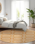Brithara Orange Washable Indoor - Outdoor Rug - LOOMLAN - LOOMLAN Rugs - Outdoor Rugs