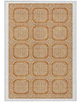 Brithara Orange Washable Indoor - Outdoor Rug - LOOMLAN - LOOMLAN Rugs - Outdoor Rugs