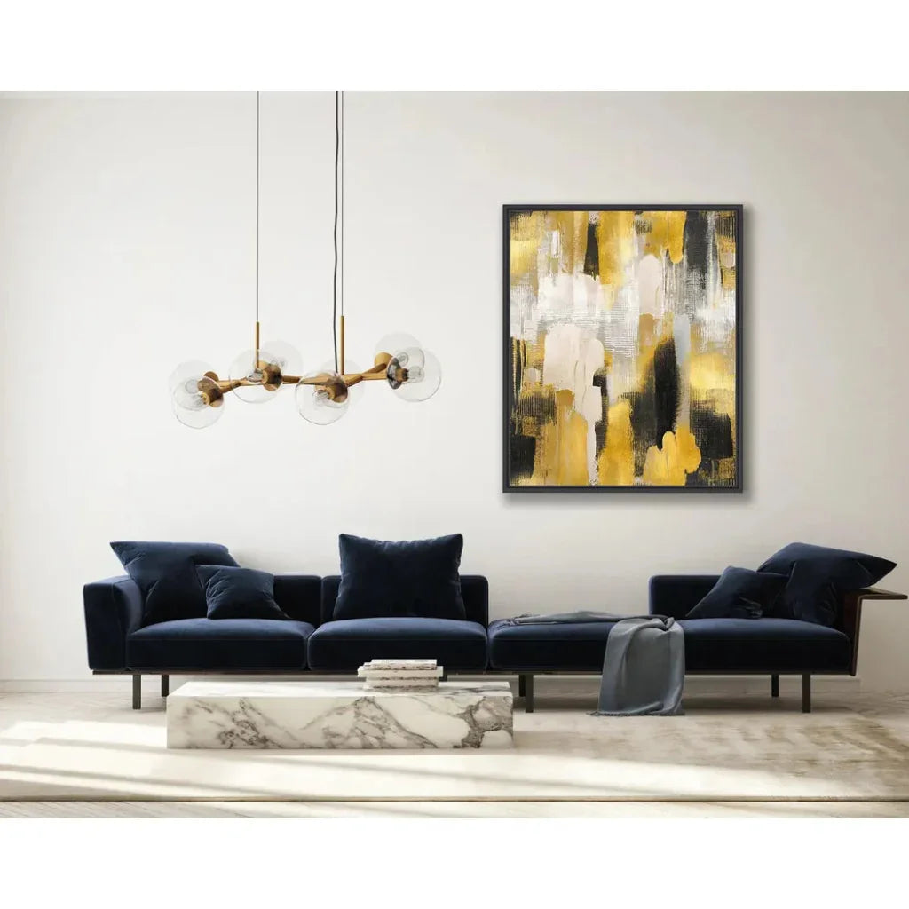 Brush Tones I d Canvas Art For Living Room - LOOMLAN - LOOMLAN - Canvas Art