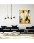 Brush Tones I d Canvas Art For Living Room - LOOMLAN - LOOMLAN - Canvas Art
