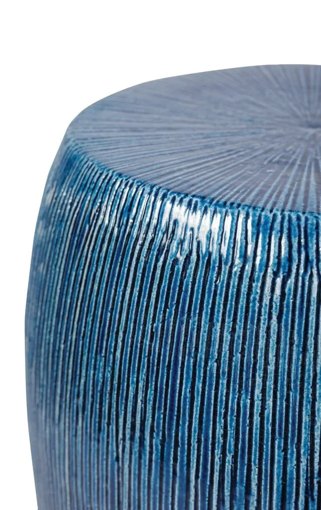 Seasonal Living Bud Ceramic Patio Armless Stool