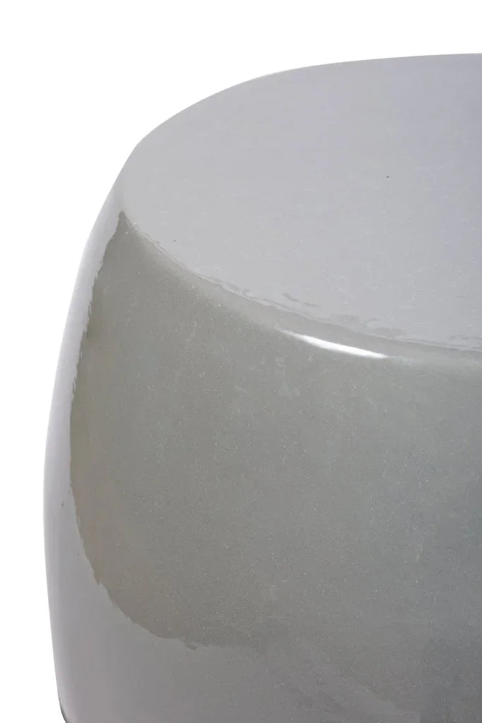 Seasonal Living Bud Ceramic Patio Armless Stool