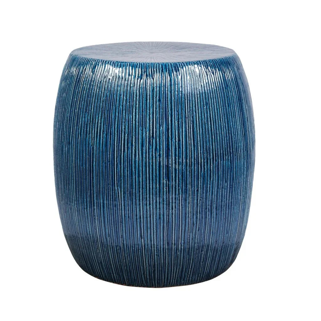 Seasonal Living Bud Ceramic Patio Armless Stool