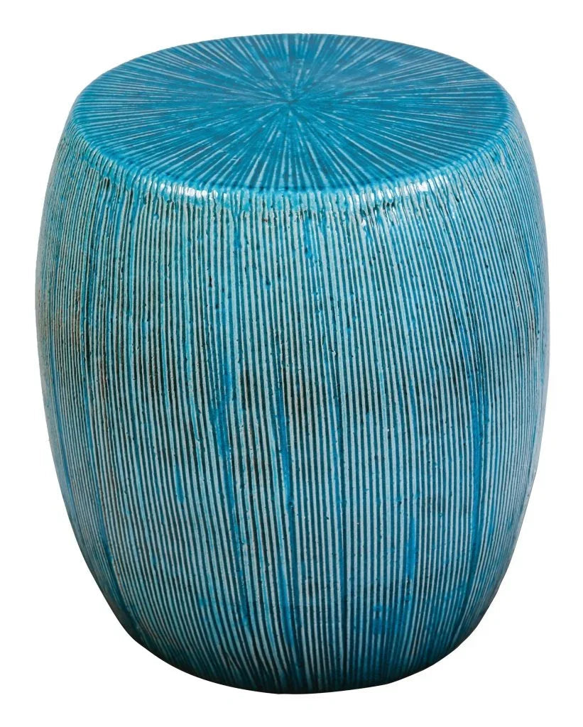 Seasonal Living Bud Ceramic Patio Armless Stool