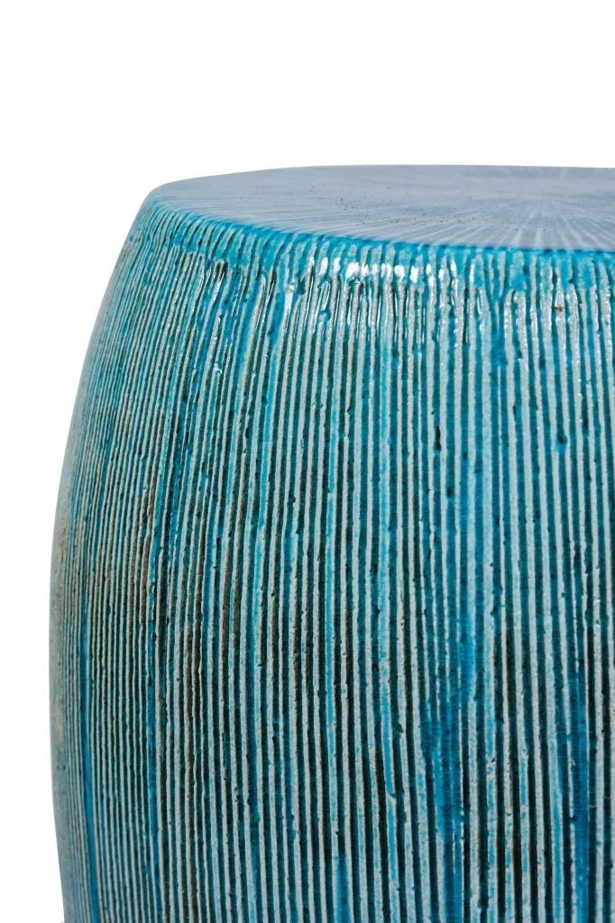 Seasonal Living Bud Ceramic Patio Armless Stool