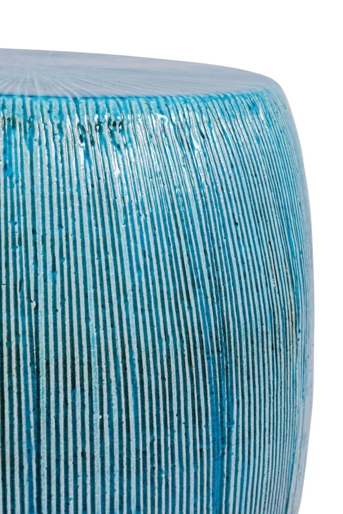 Seasonal Living Bud Ceramic Patio Armless Stool