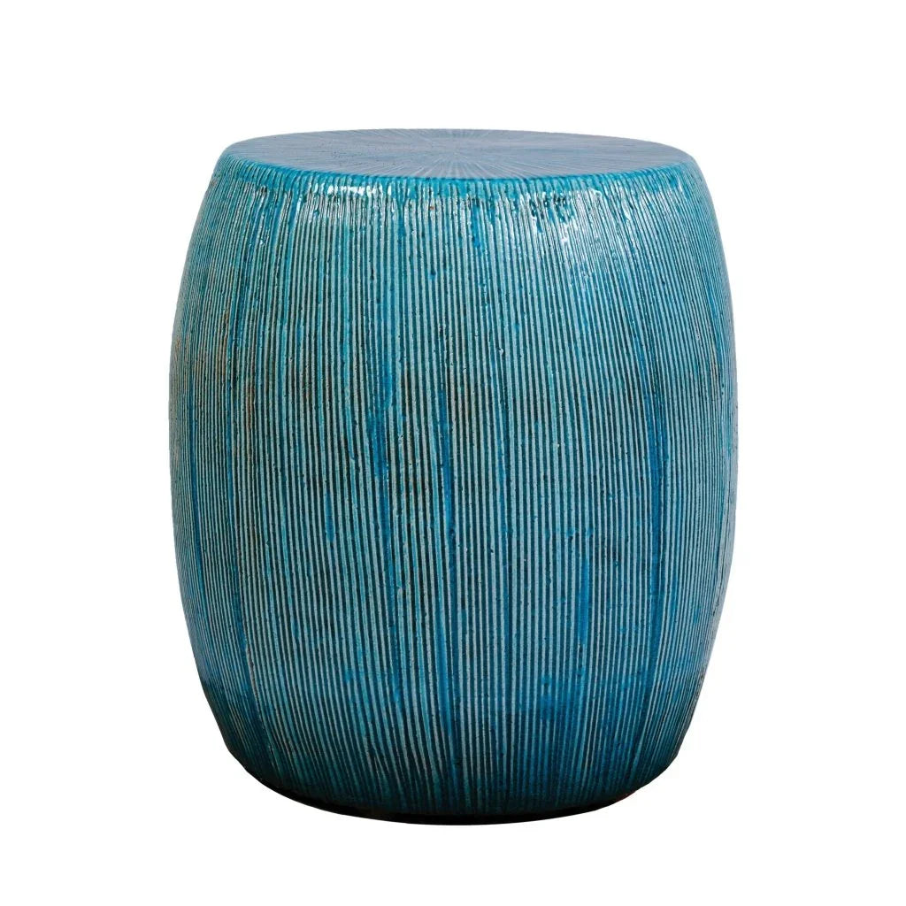 Seasonal Living Bud Ceramic Patio Armless Stool