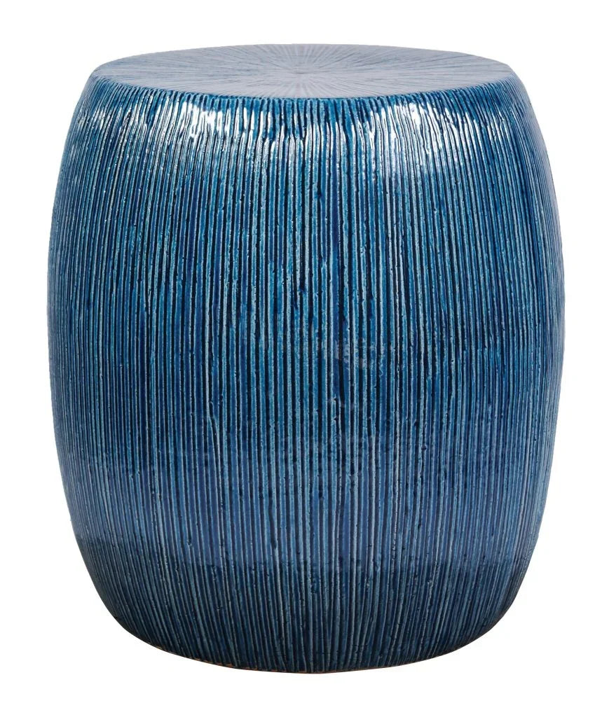 Seasonal Living Bud Ceramic Patio Armless Stool