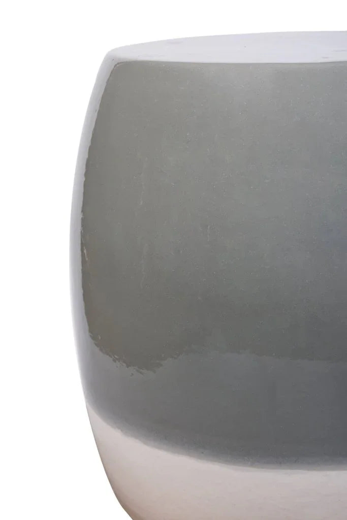 Seasonal Living Bud Ceramic Patio Armless Stool