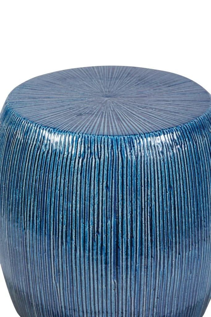 Seasonal Living Bud Ceramic Patio Armless Stool