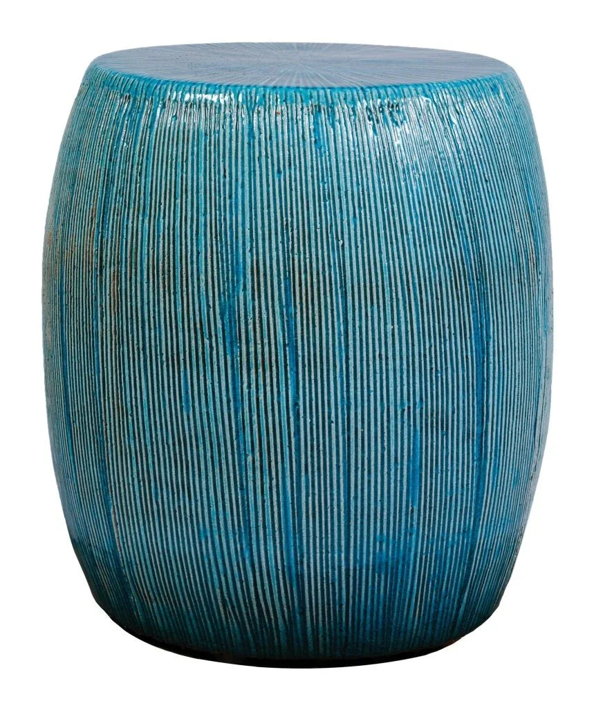 Seasonal Living Bud Ceramic Patio Armless Stool