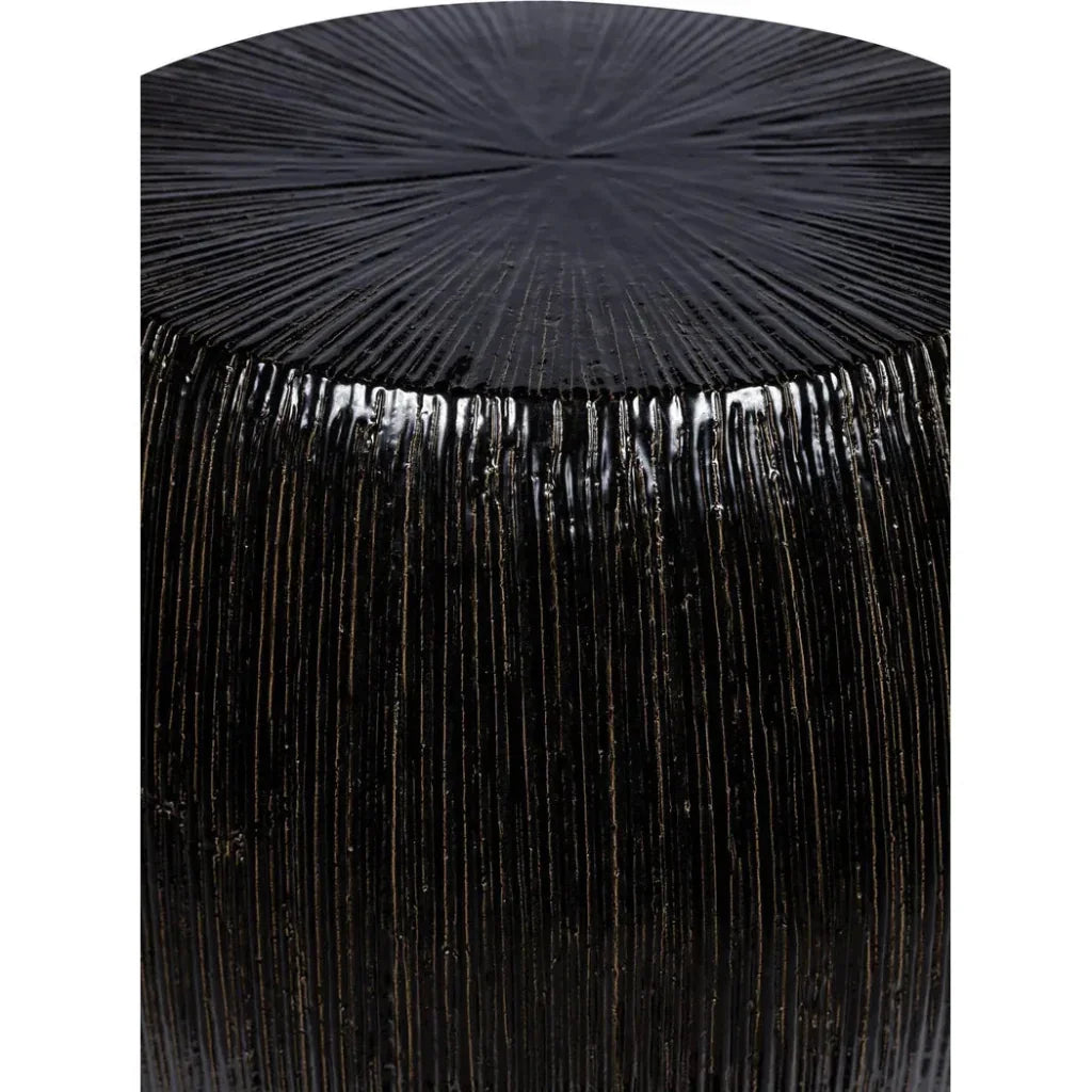 Bud Stool/Accent Table - Black Outdoor End Table - LOOMLAN - Seasonal Living - Garden Stools