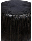Bud Stool/Accent Table - Black Outdoor End Table - LOOMLAN - Seasonal Living - Garden Stools