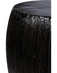 Bud Stool/Accent Table - Black Outdoor End Table - LOOMLAN - Seasonal Living - Garden Stools