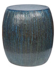 Bud Stool/Accent Table - Blue Outdoor End Table - LOOMLAN - Seasonal Living - Garden Stools