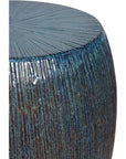 Bud Stool/Accent Table - Blue Outdoor End Table - LOOMLAN - Seasonal Living - Garden Stools