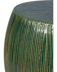 Bud Stool/Accent Table - Green Outdoor End Table - LOOMLAN - Seasonal Living - Garden Stools