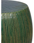 Bud Stool/Accent Table - Green Outdoor End Table - LOOMLAN - Seasonal Living - Garden Stools