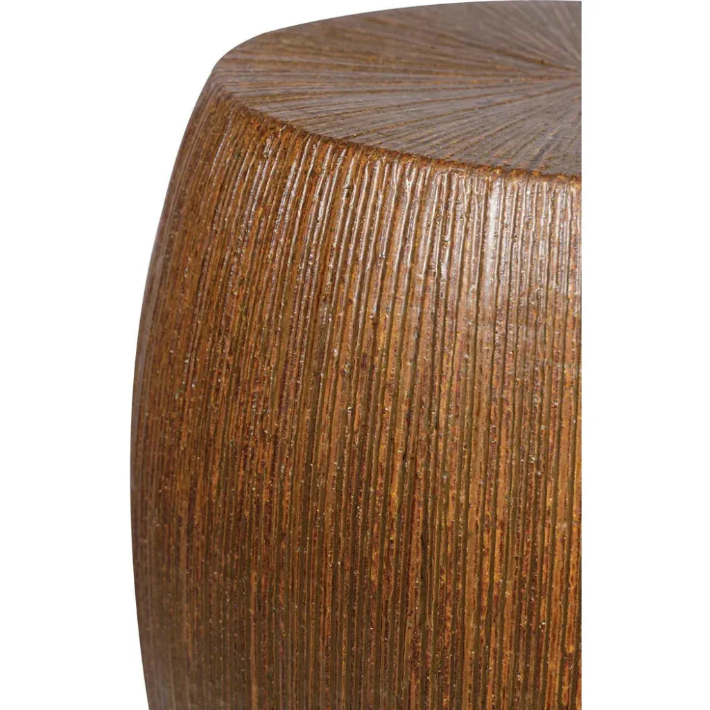 Bud Stool/Accent Table - Red Outdoor End Table - LOOMLAN - Seasonal Living - Garden Stools