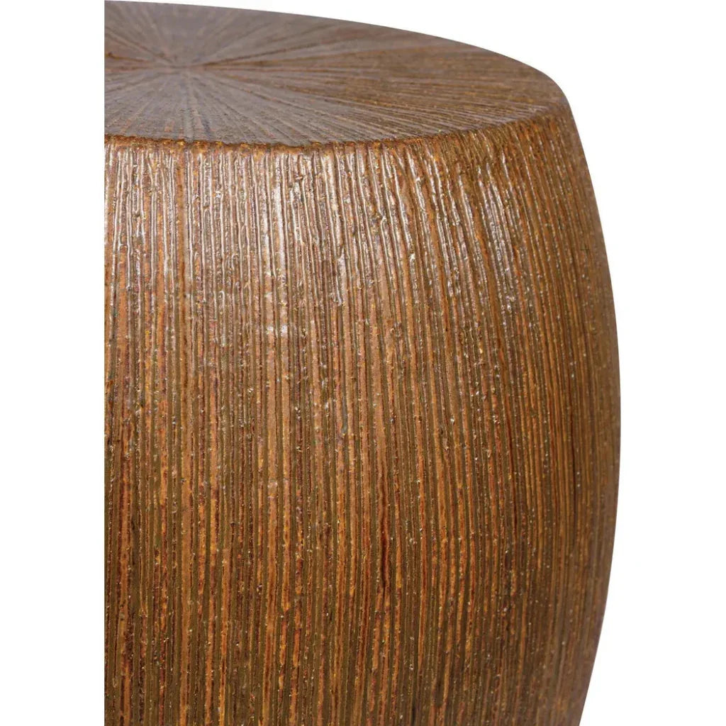 Bud Stool/Accent Table - Red Outdoor End Table - LOOMLAN - Seasonal Living - Garden Stools