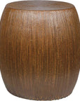 Bud Stool/Accent Table - Red Outdoor End Table - LOOMLAN - Seasonal Living - Garden Stools