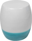 Bud Stool/Accent Table - White Outdoor End Table - LOOMLAN - Seasonal Living - Garden Stools