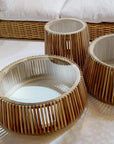 Alder Teak Round Coffee Table Indoor or Outdoor -- view 2