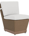 Charisma Aluminum Outdoor Armless Dining Chair