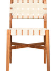 Tripicana Natural Wood Armless Dining Chair
