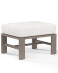 Laguna Canvas Flax Sunbrella Outdoor Ottoman