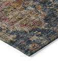 LOOMLAN Rugs Cadenza Blue Washable Indoor-Outdoor Rug
