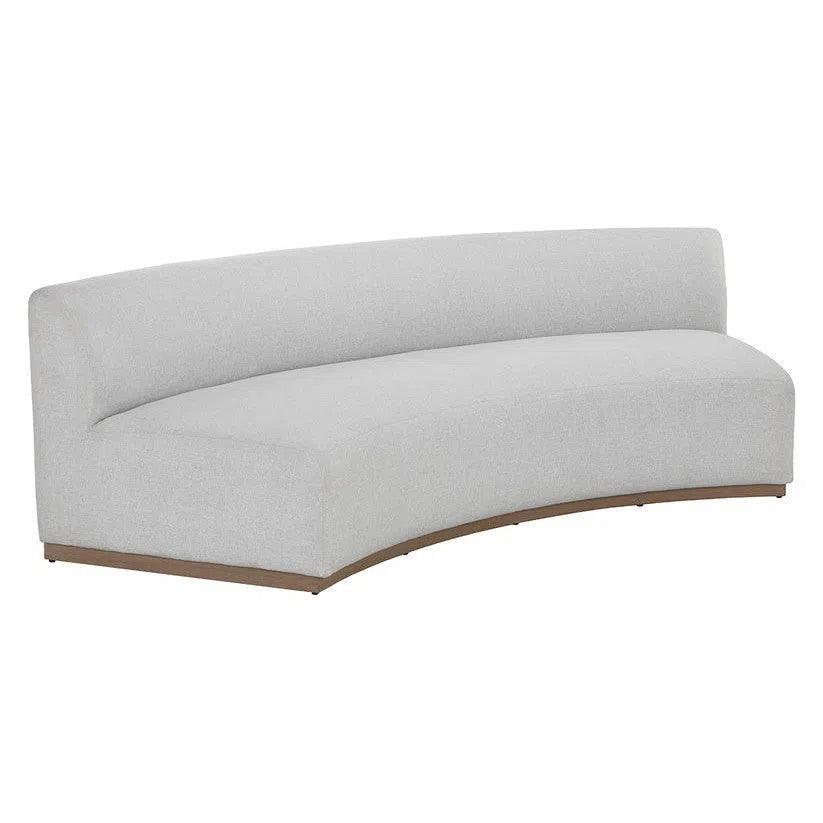 Cadiz Modular Sofa Gracebay Light Grey Teak Wood - LOOMLAN - SUNPAN - Modular Sofas