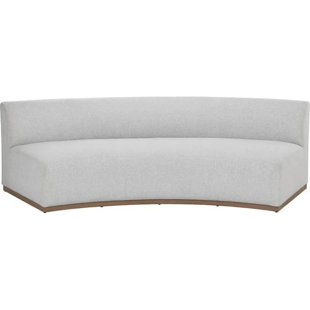 Cadiz Modular Sofa Gracebay Light Grey Teak Wood - LOOMLAN - SUNPAN - Modular Sofas