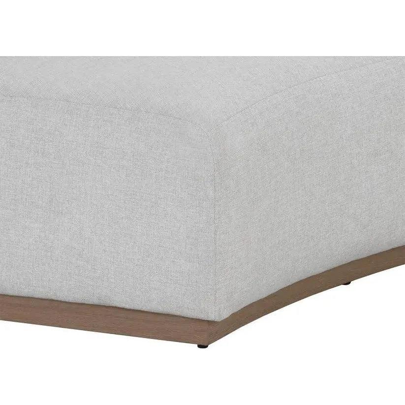 Cadiz Modular Sofa Gracebay Light Grey Teak Wood - LOOMLAN - SUNPAN - Modular Sofas