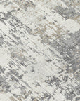 LOOMLAN Rugs Caelan Gray Washable Indoor-Outdoor Rug