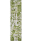 LOOMLAN Rugs Caelan Green Washable Indoor-Outdoor Rug