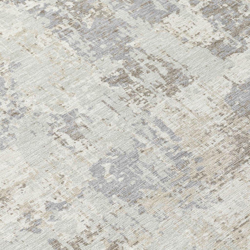 LOOMLAN Rugs Caelan Ivory Washable Indoor-Outdoor Rug