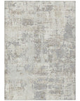 LOOMLAN Rugs Caelan Ivory Washable Indoor-Outdoor Rug