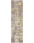 LOOMLAN Rugs Caelan Purple Washable Indoor-Outdoor Rug