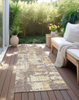 LOOMLAN Rugs Caelan Purple Washable Indoor-Outdoor Rug