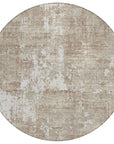 LOOMLAN Rugs Caelan Taupe Washable Indoor-Outdoor Rug