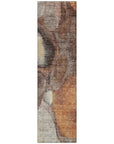 LOOMLAN Rugs Caeli Brown Washable Indoor-Outdoor Rug