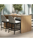 Calandri Fabric Outdoor Counter Stool - LOOMLAN - SUNPAN - Counter Stools