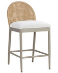 Calandri Fabric Outdoor Counter Stool - LOOMLAN - SUNPAN - Counter Stools