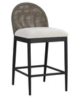 Calandri Fabric Outdoor Counter Stool - LOOMLAN - SUNPAN - Counter Stools