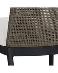 Calandri Fabric Outdoor Dining Chair 2PC - LOOMLAN - SUNPAN - Outdoor Dining Chairs