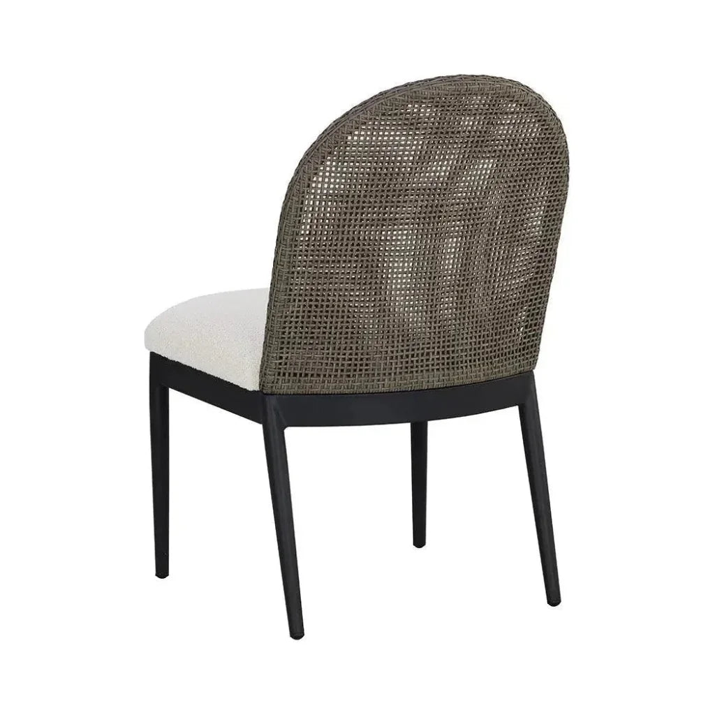 Calandri Fabric Outdoor Dining Chair 2PC - LOOMLAN - SUNPAN - Outdoor Dining Chairs