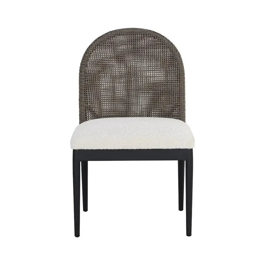 Calandri Fabric Outdoor Dining Chair 2PC - LOOMLAN - SUNPAN - Outdoor Dining Chairs
