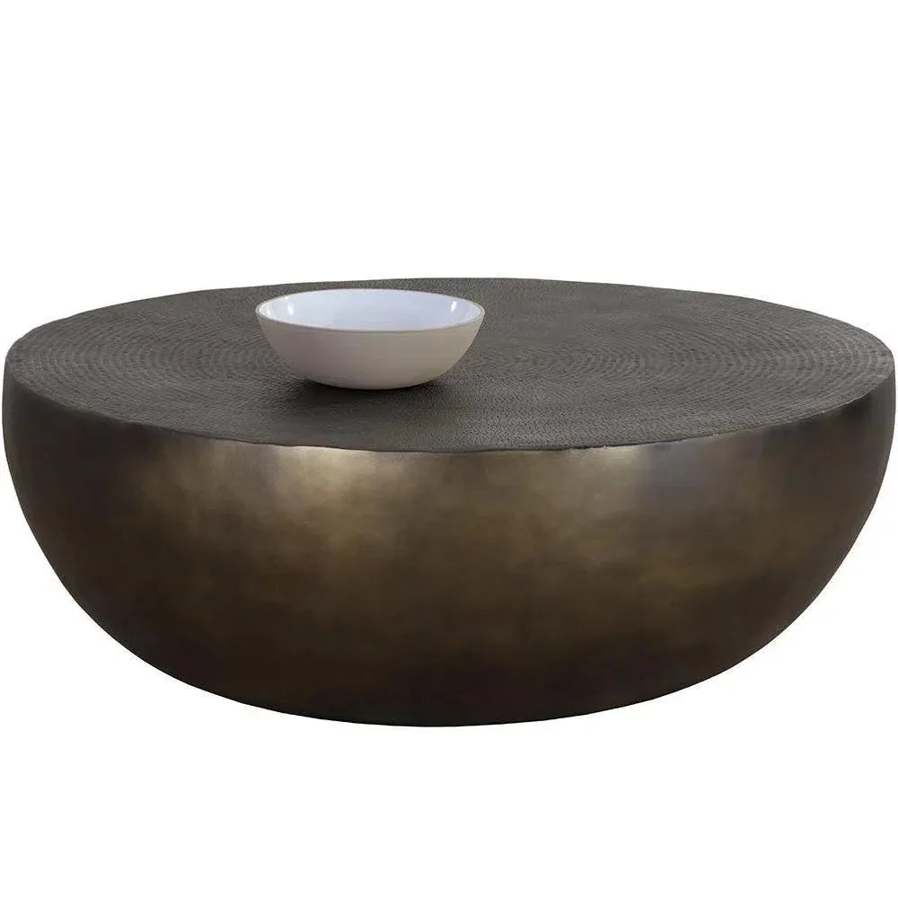 Cale Coffee Table Antique Bronze Hand Outdoor Piece - LOOMLAN - SUNPAN - Outdoor Coffee Tables