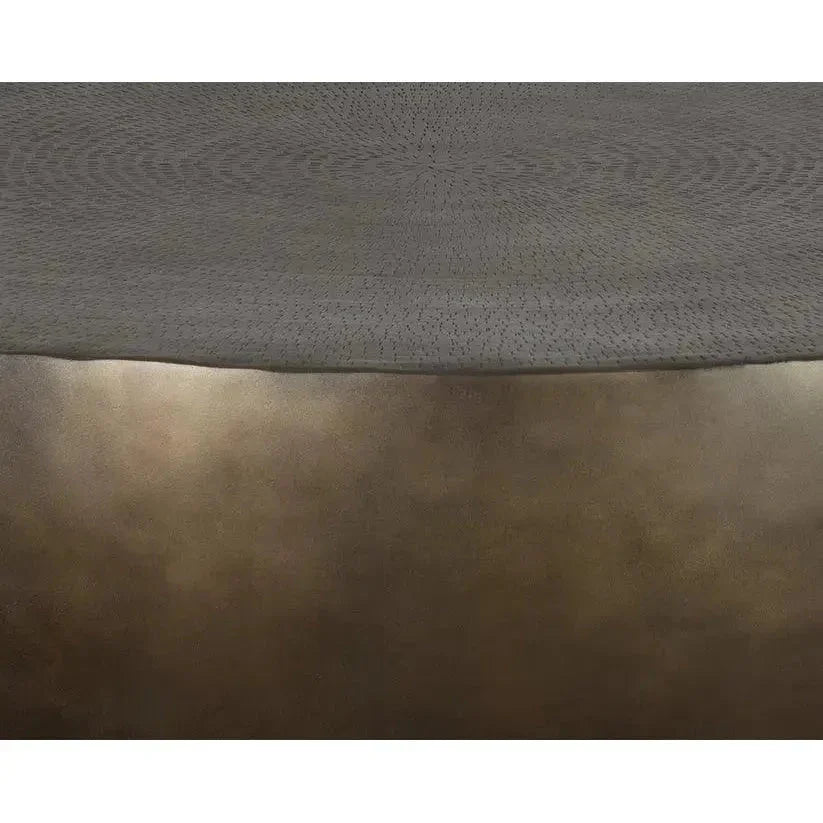 Cale Coffee Table Antique Bronze Hand Outdoor Piece - LOOMLAN - SUNPAN - Outdoor Coffee Tables